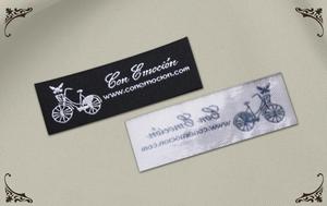 Wholesale Hot Melt Adhesive Woven <b>Label</b> <b>Iron</b> <b>on</b> Fabric <b>Labels</b> - Product Image 4