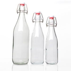 Botellas de Vidrio con Tapa Abatible para Jugo, con Tapa Hermética, 250 ml - 1 L, <span class=keywords><strong>Precio</strong></span> Competitivo, en Existencia - Product Image 2