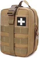 Pochette médicale tactique en nylon 600D robuste et imperméable, personnalisable, pochette de premiers secours EMT détachable