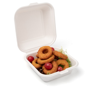 Biodegradable package box disposable lunch box takeaway food to go boxes restaurant