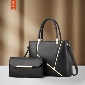 <span class=keywords><strong>Sac</strong></span> à <span class=keywords><strong>Main</strong></span> en Cuir Personnalisé de Haute Qualité pour Femmes – Ensemble de 2 Pièces : Cabas et Mini Pochette - Product Image 1