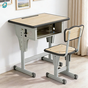 Venta al por mayor <span class=keywords><strong>de</strong></span> fábrica, altura ajustable, Aula individual, escritorios escolares usados baratos a la venta, <span class=keywords><strong>escritorio</strong></span> y silla escolar, muebles escolares - Product Image 4