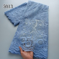 5013 Tela de encaje de tul al por mayor color café, encaje nigeriano, encaje francés africano bordado, telas en oferta para vestidos de novia