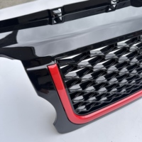 Pour Range Rover Sport L320 2005-2009, calandre avant noire avec mailles rouges, style suralimenté, pièce de rechange OE