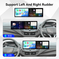 MOOKAKA Double écran 10,1 pouces Android 14 pour Chevrolet Cavalier 2020-2022 Autoradio multimédia Stéréo Auto Carplay Unité principale Moniteur