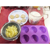 Half Sphere Silikon Seifen formen Back geschirr Kuchen Dekorations werkzeuge Pudding Gelee Schokolade Fondant Form Kugelform Keks Werkzeug