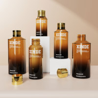Vente en gros de flacons en plastique PET pour soins de la peau, lotion, tonique pour le visage, flacons cosmétiques vides avec bouchon à vis et pulvérisateur