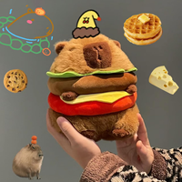 Hambourg Capybara Peluche Jouet Moelleux Kawaii Peluche Poupée Simulation Capibara Anime Mignon Animaux En Peluche Doux En Peluche Cadeau Enfant Jouets