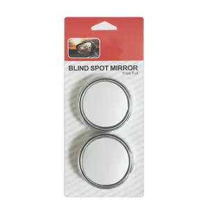 Nuovo punto cieco specchio 360 grandangolare regolabile per la sicurezza del traffico Stick-On Round HD Glass Blindspot universale per auto SUV Truck
