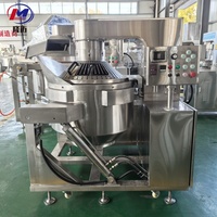Machine à pop-corn au caramel industrielle et commerciale automatique Ligne de production de pop-corn au gaz Machine à pop-corn en vente