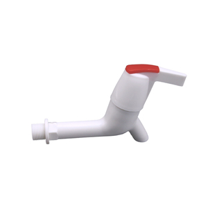 New Modern L-Handle Design Water Tap Plastic Bathroom Kitchen Cheap PP Faucet Bibcock - Product Image 3