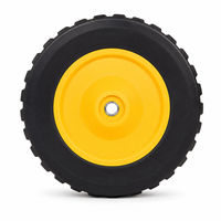 Roue de chariot de jardin robuste de 10 pouces avec pneu PP plein pour équipement professionnel de paysagisme