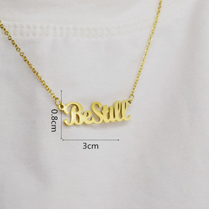 <span class=keywords><strong>Collana</strong></span> Classica RFJEWEL con Ciondolo a Lettera Creativa in Stile Antico Placcata <span class=keywords><strong>Oro</strong></span> Rosa, Regalo per Ragazze - Product Image 4