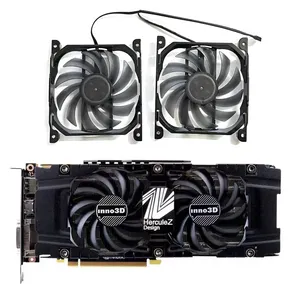 Kipas kartu Video CF-12915S untuk INNO3D GeForce GTX 1070 1070Ti 1080 1080Ti P104-100 X2 kembar pengganti kipas GPU kartu grafis