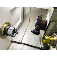 Torno Fresador CNC de Doble Husillo, Tipo Suizo, con Certificación CE del Fabricante