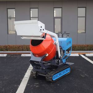 Mezclador de hormigón volquete pequeño Nuevo de alta calidad, mezclador de hormigón de alimentación automática sobre orugas, mezclador de hormigón para reparación de carreteras de cemento - Product Image 6