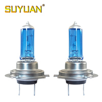 Ampoule de voiture halogène au xénon H7 H1 H4 5500K super blanche 12V super brillante pour phare