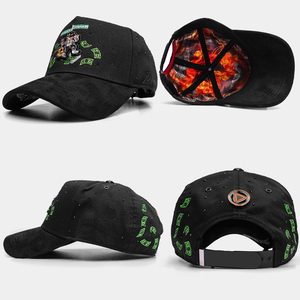 Casquette de baseball en suède doublée de satin avec broderie sur le thème musical des billets de dollars et des épingles métalliques, design avec strass, logo personnalisé, Gorras - Product Image 2