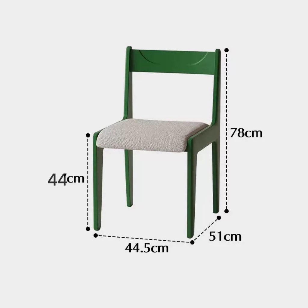 Lin coton vert et blanc