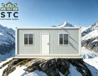 Unité conteneur de 20 pieds pour maisons préfabriquées : Bâtiment modulaire en kit
