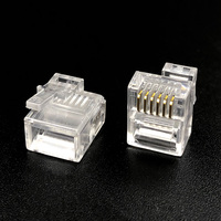 Coorle RJ25 RJ11 RJ12 VEX IQ Konnektör Sol Pozisyon 90D 6P6C Modüler Pin Telefon Portu 100 Ohm PCB Yuvası Mandalı