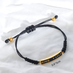 Pulsera con Letras TOUSES Linda y de Alta Calidad, Pulsera Simple Ajustable, Accesorio de Moda para Mujer - Product Image 4