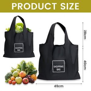 Bolsa de Compras Plegable Multicolor, Compacta, Enrollable, de Gran Capacidad para Uso Diario en el Supermercado y el Hogar - Product Image 4