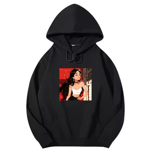 Sudadera con Capucha Extra Grande de Felpa para Hombre, 100% Algodón de Alta Calidad, Diseño Vintage con Serigrafía Personalizada y Pedrería con Efecto Desgastado por el Sol - Product Image 1