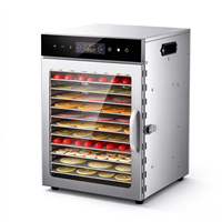 Déshydrateur alimentaire commercial à air chaud, à faible consommation d'énergie, séchage uniforme, faible bruit
