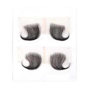 Yornosi para Cabello con Frente <span class=keywords><strong>de</strong></span> Encaje HD, con Puntas <span class=keywords><strong>de</strong></span> Bebé, Bordes Naturales Suaves, Reutilizables, Negros, 2 Piezas, 100% Cabello Virgen Brasileño Remy <span class=keywords><strong>Corto</strong></span> - Product Image 1