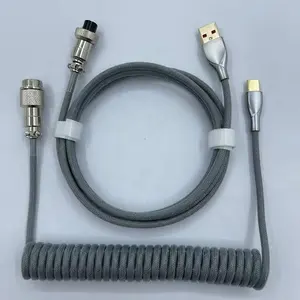 Custom USB Gaming Mechanical Keyboard Cable Usb Coiled Cable Data Cables