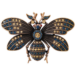 11 Estilos de Broches de Cristal con Forma de Abeja e Insecto, Broches de Moda con Diseño de Gota de Aceite, Accesorios de <span class=keywords><strong>Ropa</strong></span> para <span class=keywords><strong>Mujer</strong></span> - Product Image 4