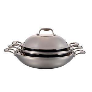 <span class=keywords><strong>Wok</strong></span>-cocina china de acero inoxidable, <span class=keywords><strong>Wok</strong></span> con asas, suministro de fábrica - Product Image 1