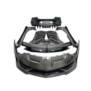 Kit de carrosserie de style <span class=keywords><strong>SVJ</strong></span> en fibre de carbone pour pare-chocs de voiture <span class=keywords><strong>Lamborghini</strong></span> <span class=keywords><strong>Aventador</strong></span> LP750 pare-chocs avant arrière - Product Image 1