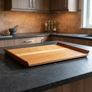 Wholesale Eco Friendly Lightweight Handmade Pure Wooden Rectangular Disposable Breakfast <b>Dinner</b> Service <b>Trays</b> Dishwasher - Product Image 1