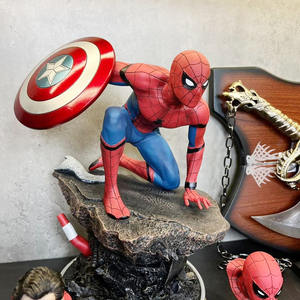Grande figurine Spiderman d'extérieur Anime Sculpture Décoration publique Home Theate Art Décoration Super Man Mario Statue grandeur nature - Product Image 4