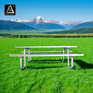 Portable Park Street Camping Dining <b>Table</b> Set <b>Garden</b> Outdoor <b>Table</b> <b>and</b> Chairs Commercial Outdoor Aluminum <b>Table</b> Set AL-02 Dining - Product Image 5