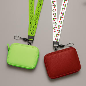 Cordón Tejido Personalizado con 4 Diseños Chi Eta Phi Griegos, para Aviación Cessna, con Hebilla, para Tarjetas de Identificación, Color Morado, con Gancho de Seda - Product Image 5