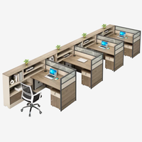 Nuevo Escritorio Extensible Moderno de Madera, Mueble de Oficina Modular Convertible, Escritorio Acústico Insonorizado para Uso en Oficina