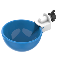 Bol d'eau de poulet automatique et abreuvoir de couveuse petit bol en plastique avec ressort de soupape nouvel état pour la volaille de ferme