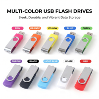 Clé USB pas chère 2.0 3.0 avec logo personnalisé, clé USB pivotante 2 Go 4 Go 8 Go 16 Go 32 Go 64 Go 128 Go