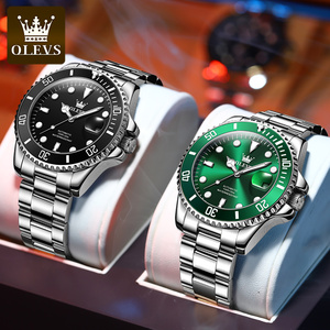 OLEVS 6650 럭셔리 브랜드 방수 아날로그 자동 날짜 StainlessSteel 중국 공장 사용자 정의 로고 기계 남자 시계 - Product Image 4