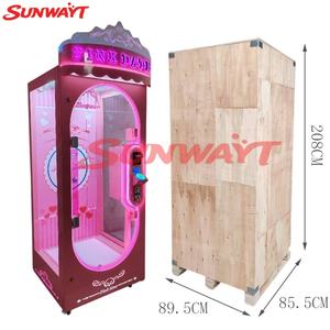 Machine à pinces à griffes roses, équipement commercial, machine à cadeaux à monnayeur à pièce unique, directement d'usine - Product Image 6