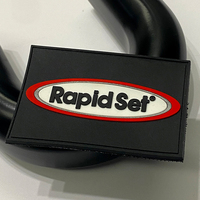 Patchs thermocollants ou à coudre en PVC souple gaufré 3D, motif cœur, fleur, étoile, logo, de haute qualité, personnalisés, écologiques et imperméables