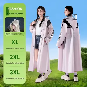 Traje Impermeable de EVA para <span class=keywords><strong>Mujer</strong></span>, Ligero, Plegable, para Ciclismo, Scooter Eléctrico, Uso Individual para Adultos, para Exteriores - Product Image 6