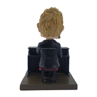 Figurines de tête de poupée en résine Sir Elton John de haute qualité personnalisées en gros pour la décoration
