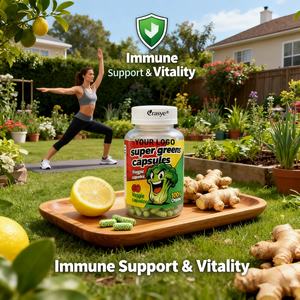 Eur לנו סופר ירקות קפסולות סופר עם 47 ירקות אורגניים שלמים תוספת ירקות יום תוספת ירקות למבוגרים בריאות כללית - Product Image 5