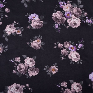 Штопор тканая дышащая легкая прозрачная шифоновая ткань с цветочным принтом для юбки и платья для девочек - Product Image 2
