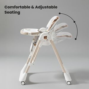 Chaise berçante convertible pour bébé, best-seller, avec réglage de la hauteur sur 6 niveaux pour les tout-petits, facile à nettoyer, durable - Product Image 4