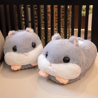 Pantoufles personnalisées pour la maison, automne-hiver, unisexe, mignonnes, pour enfants, design animal crocodile, chaudes, respirantes, légères, en peluche